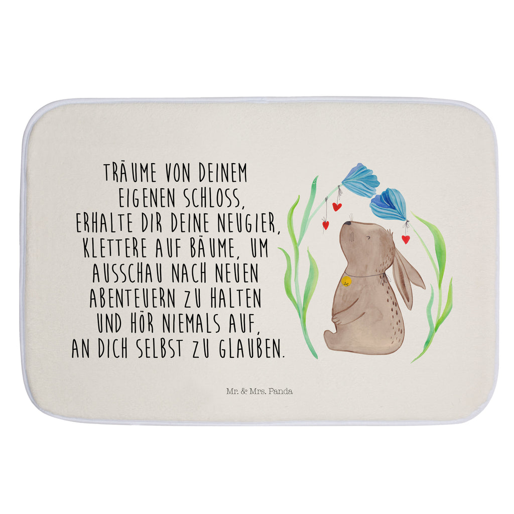 Badvorleger Hase Blume Badematte, Badteppich, Duschvorleger, Badezimmerteppich, Badezimmermatte, Badvorleger, Duschmatte, Duschteppich, Ostern, Osterhase, Ostergeschenke, Osternest, Osterdeko, Geschenk zu Ostern, Hase, Kaninchen, Kind, Taufe, Taufgeschenk, Geburt, Schwangerschaft, erstes Kind, Kindergeburtstag, Geburtstag, Hoffnung, Träume