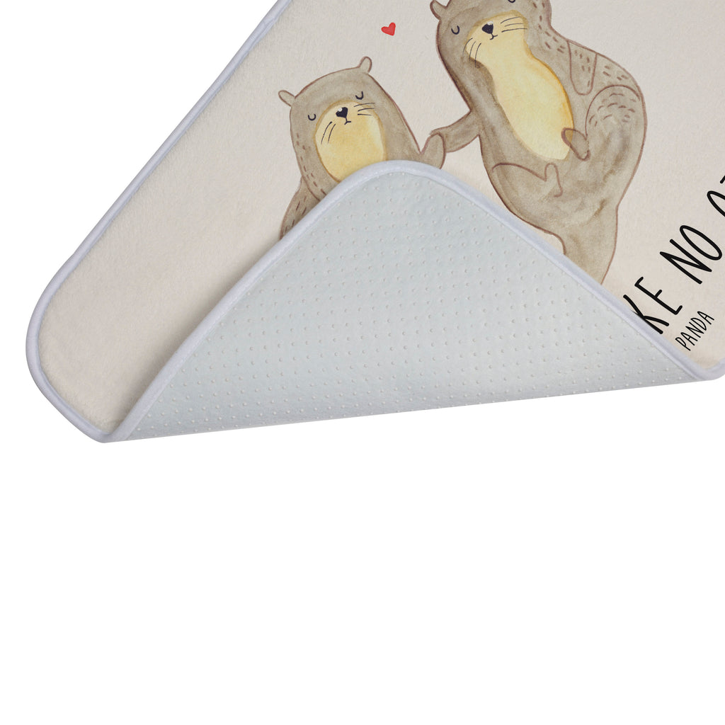 Badvorleger Otter händchenhaltend Badematte, Badteppich, Duschvorleger, Badezimmerteppich, Badezimmermatte, Badvorleger, Duschmatte, Duschteppich, Otter, Fischotter, Seeotter, Otter Seeotter See Otter