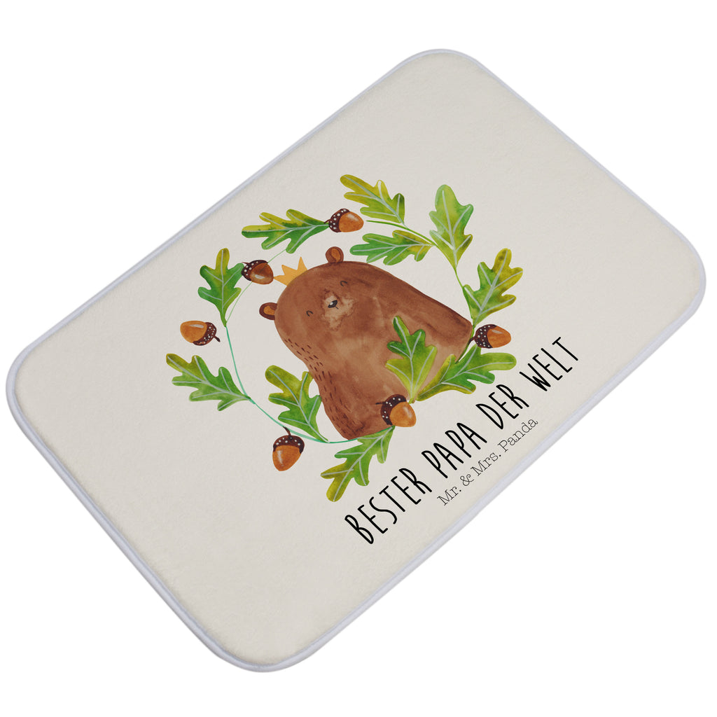 Badvorleger Bär König Badematte, Badteppich, Duschvorleger, Badezimmerteppich, Badezimmermatte, Badvorleger, Duschmatte, Duschteppich, Bär, Teddy, Teddybär, Papa, Papa Bär, bester Vater, bester Papa, weltbester Papa, Vatertag, Vater, Dad, Daddy, Papi