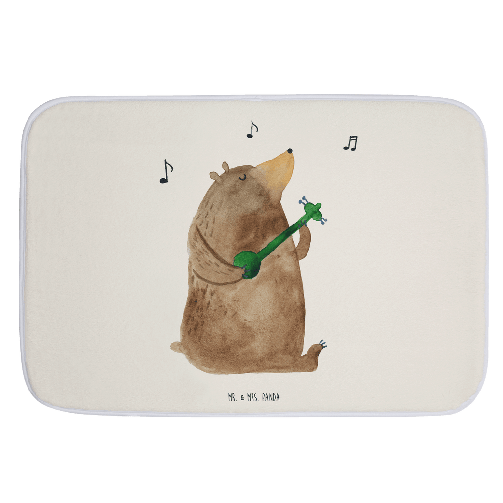 Badvorleger Bär Gitarre Badematte, Badteppich, Duschvorleger, Badezimmerteppich, Badezimmermatte, Badvorleger, Duschmatte, Duschteppich, Bär, Teddy, Teddybär