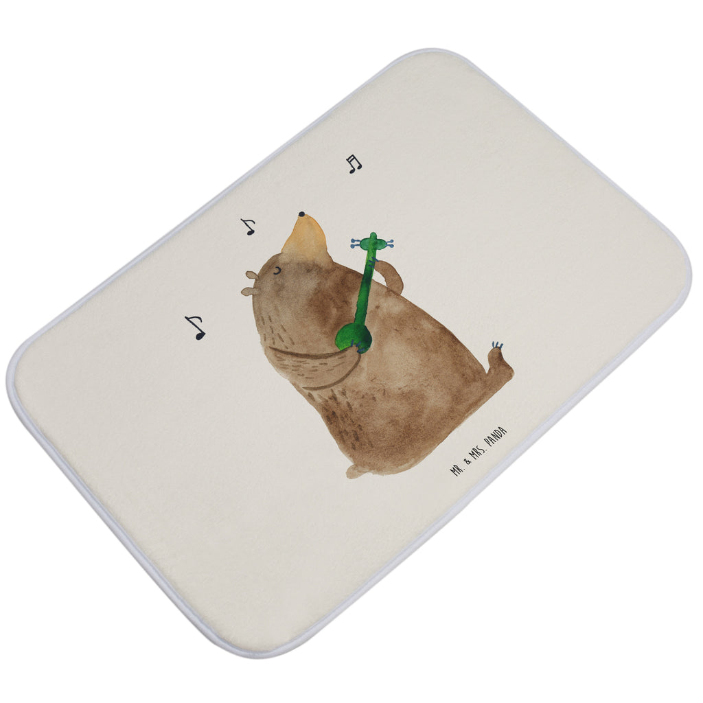 Badvorleger Bär Gitarre Badematte, Badteppich, Duschvorleger, Badezimmerteppich, Badezimmermatte, Badvorleger, Duschmatte, Duschteppich, Bär, Teddy, Teddybär