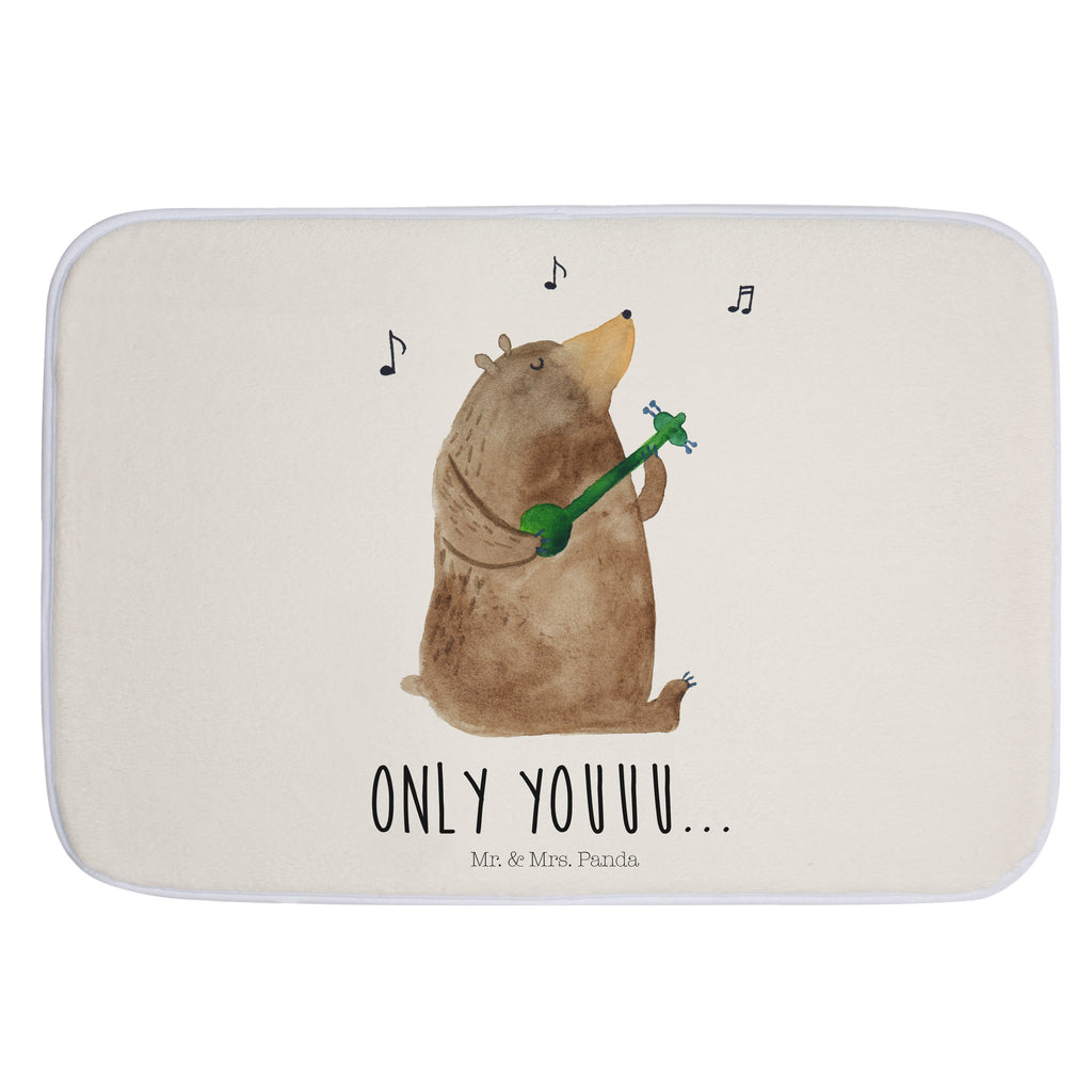 Badvorleger Bär Gitarre Badematte, Badteppich, Duschvorleger, Badezimmerteppich, Badezimmermatte, Badvorleger, Duschmatte, Duschteppich, Bär, Teddy, Teddybär