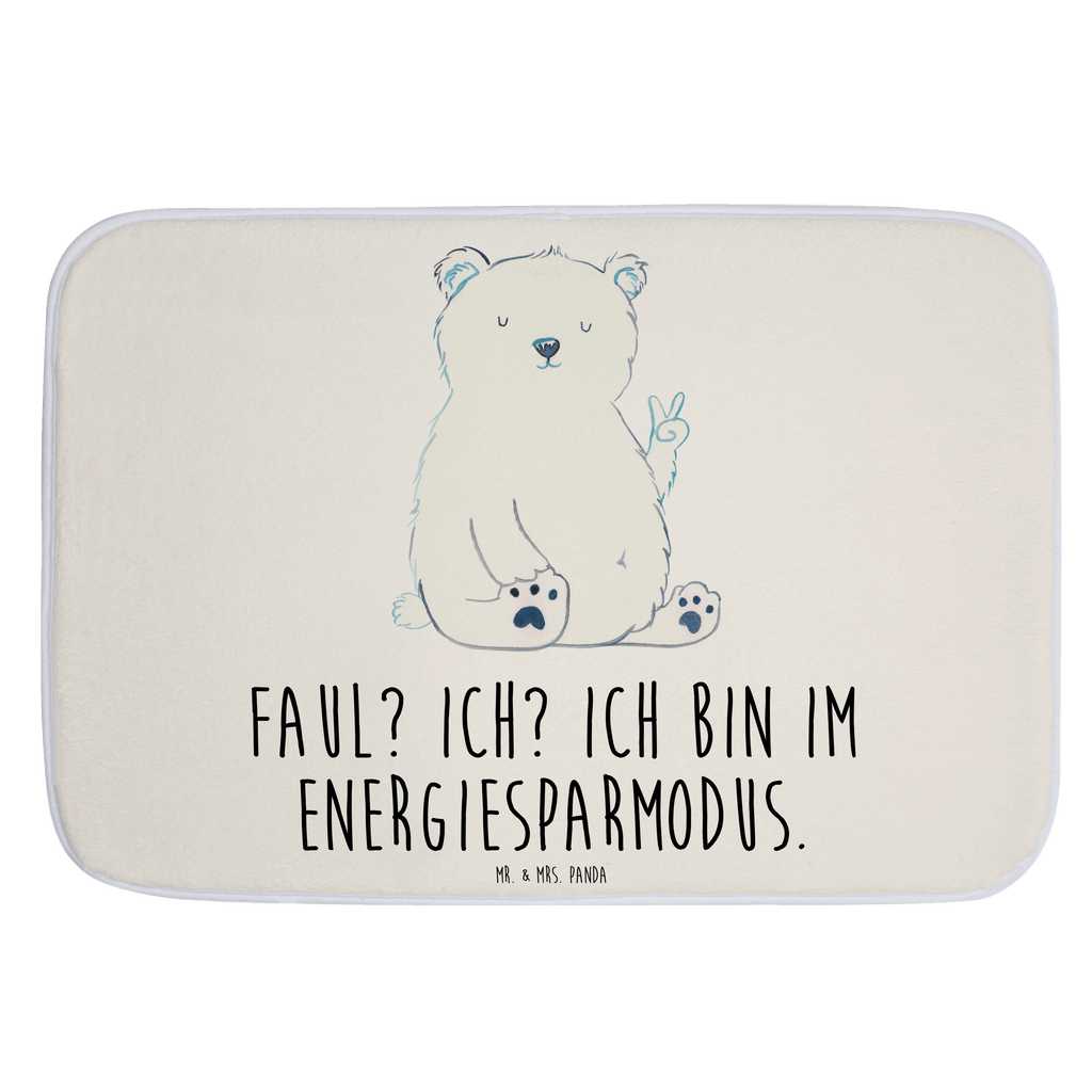 Badvorleger Eisbär Faul Badematte, Badteppich, Duschvorleger, Badezimmerteppich, Badezimmermatte, Badvorleger, Duschmatte, Duschteppich, Bär, Teddy, Teddybär, Eisbär, Nordpol, Faul, Entspannen, Relaxen, Büro, Arbeit, Bürojob, Arbeitsplatz, Homeoffice
