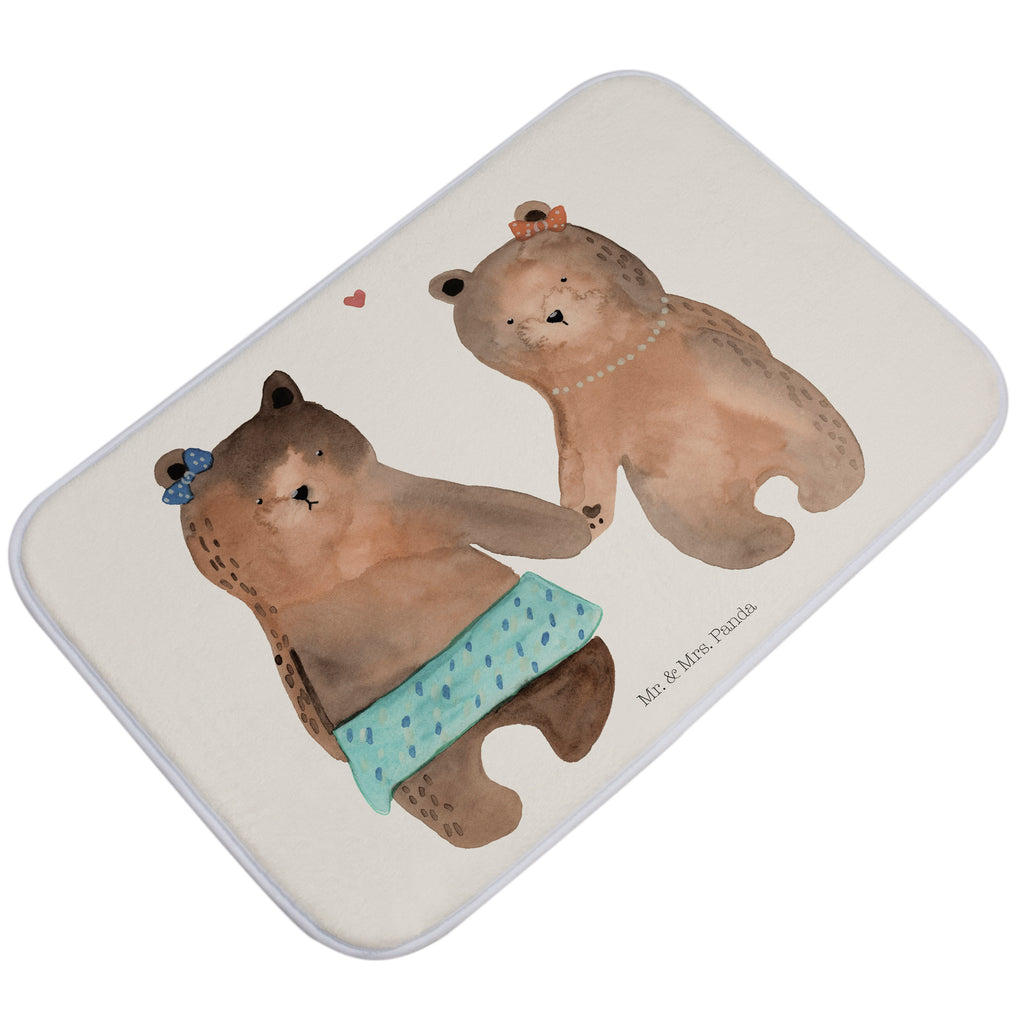Badvorleger Bär Freundin Badematte, Badteppich, Duschvorleger, Badezimmerteppich, Badezimmermatte, Badvorleger, Duschmatte, Duschteppich, Bär, Teddy, Teddybär, Bär Freundin Beste Freund Liebe Liebesbeweis Verliebt Kumpel Kumpeliene