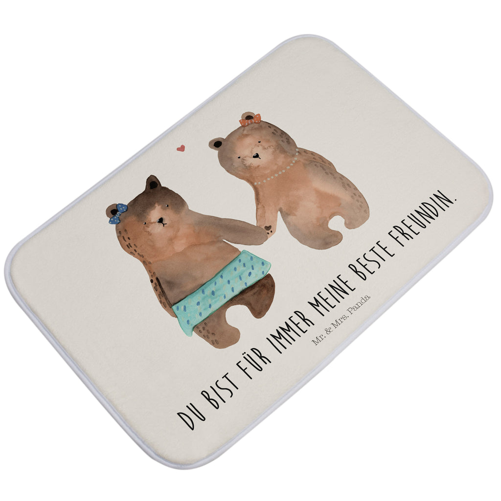 Badvorleger Bär Freundin Badematte, Badteppich, Duschvorleger, Badezimmerteppich, Badezimmermatte, Badvorleger, Duschmatte, Duschteppich, Bär, Teddy, Teddybär, Bär Freundin Beste Freund Liebe Liebesbeweis Verliebt Kumpel Kumpeliene