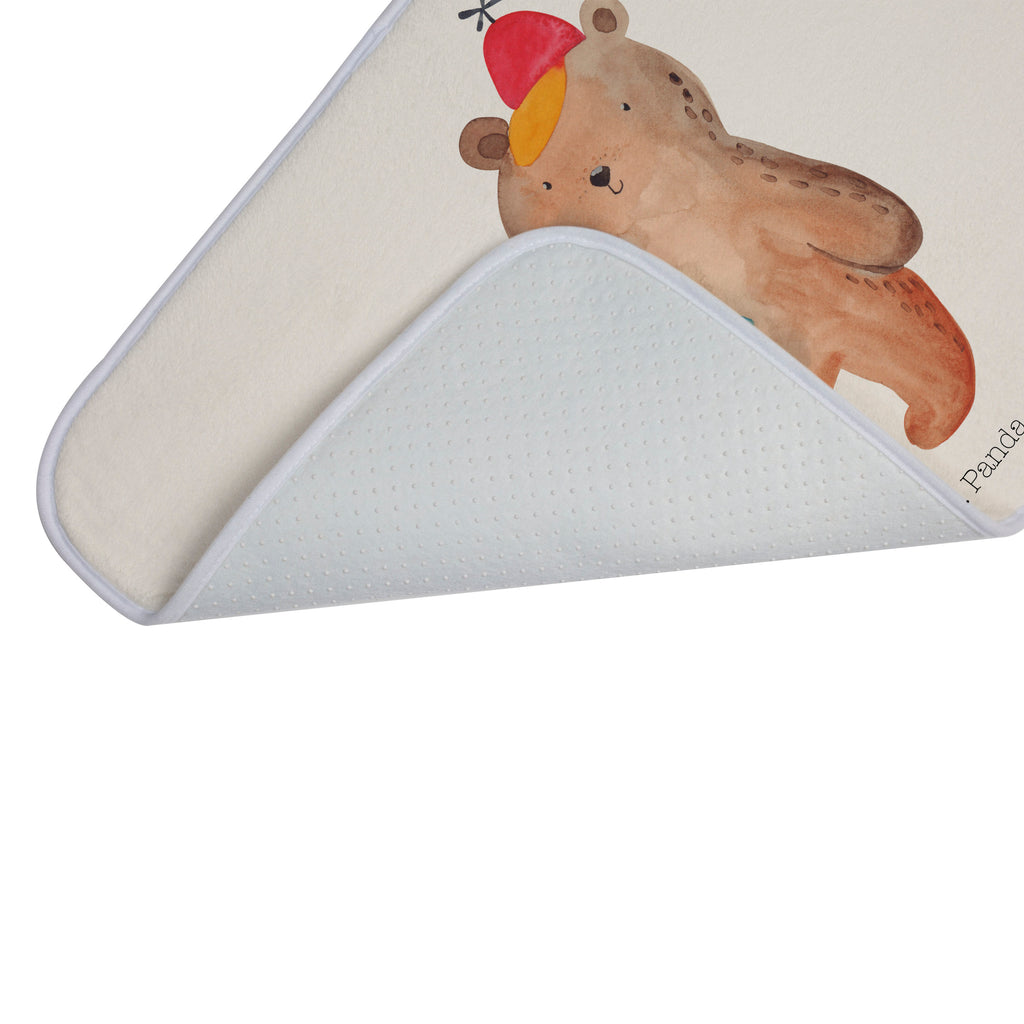 Badvorleger Bär mit Schultüte Badematte, Badteppich, Duschvorleger, Badezimmerteppich, Badezimmermatte, Badvorleger, Duschmatte, Duschteppich, Bär, Teddy, Teddybär, Bär Motiv, Schultüte, Erster Schultag Geschenk, Einschulung Geschenk, Schule Geschenk, Grundschule, Schulanfang, Schulbeginn