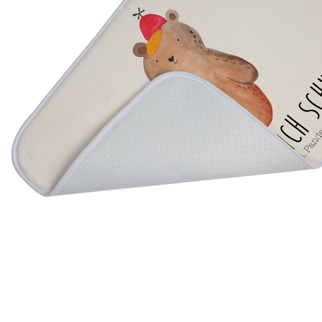 Badvorleger Bär mit Schultüte Badematte, Badteppich, Duschvorleger, Badezimmerteppich, Badezimmermatte, Badvorleger, Duschmatte, Duschteppich, Bär, Teddy, Teddybär, Bär Motiv, Schultüte, Erster Schultag Geschenk, Einschulung Geschenk, Schule Geschenk, Grundschule, Schulanfang, Schulbeginn