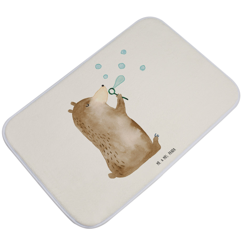 Badvorleger Bär Seifenblasen Badematte, Badteppich, Duschvorleger, Badezimmerteppich, Badezimmermatte, Badvorleger, Duschmatte, Duschteppich, Bär, Teddy, Teddybär, Seifenblasen Bär Lustig Sein Glücklich Traurig Happy