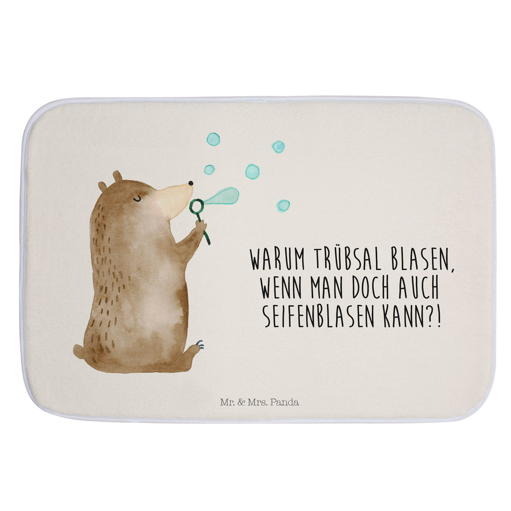 Badvorleger Bär Seifenblasen Badematte, Badteppich, Duschvorleger, Badezimmerteppich, Badezimmermatte, Badvorleger, Duschmatte, Duschteppich, Bär, Teddy, Teddybär, Seifenblasen Bär Lustig Sein Glücklich Traurig Happy