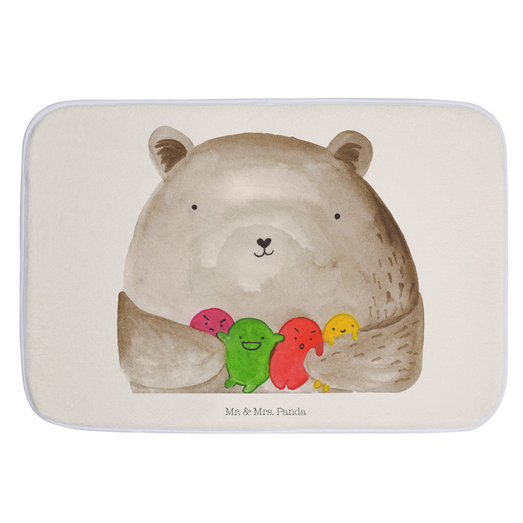 Badvorleger Bär Gefühl Badematte, Badteppich, Duschvorleger, Badezimmerteppich, Badezimmermatte, Badvorleger, Duschmatte, Duschteppich, Bär, Teddy, Teddybär, Wahnsinn, Verrückt, Durchgedreht