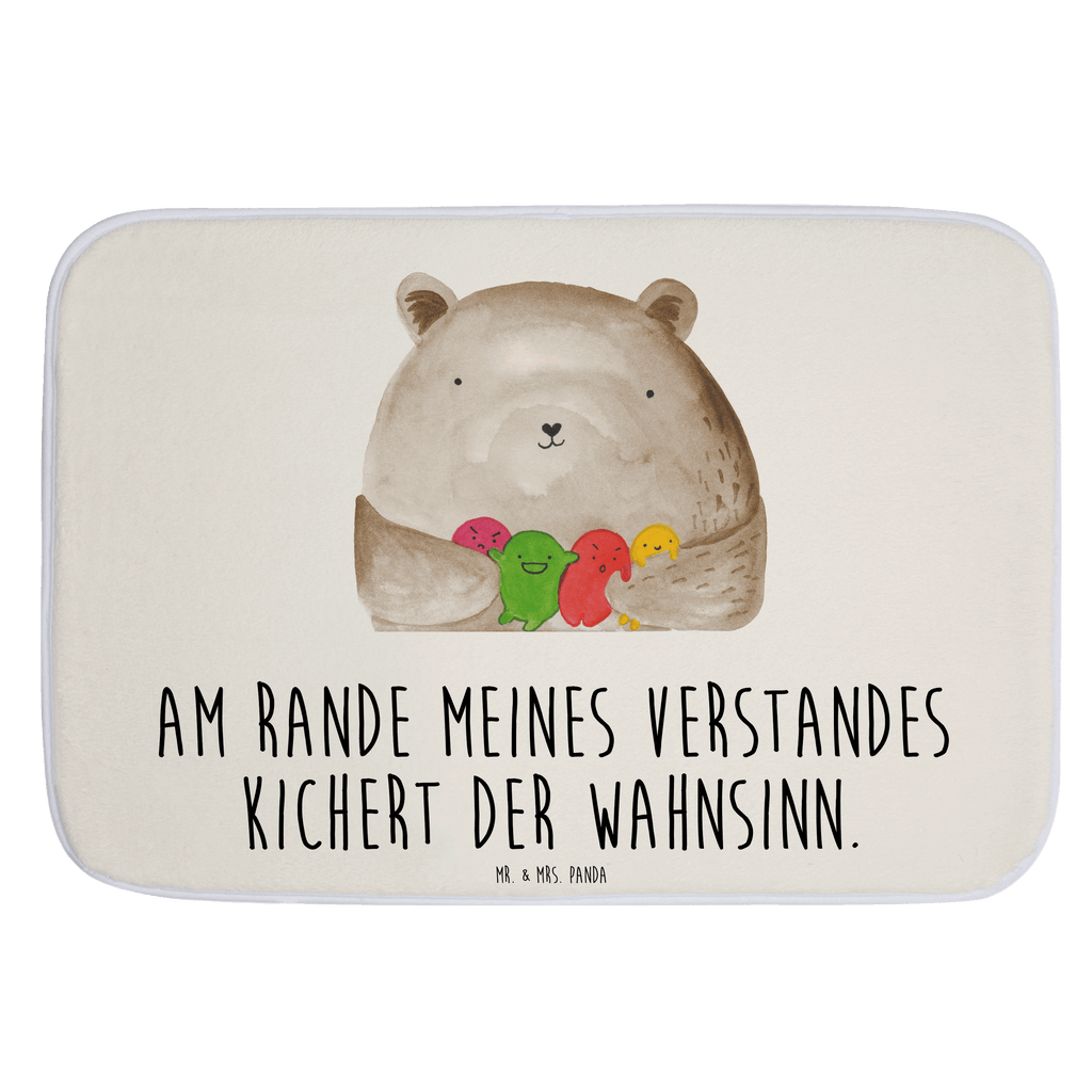 Badvorleger Bär Gefühl Badematte, Badteppich, Duschvorleger, Badezimmerteppich, Badezimmermatte, Badvorleger, Duschmatte, Duschteppich, Bär, Teddy, Teddybär, Wahnsinn, Verrückt, Durchgedreht