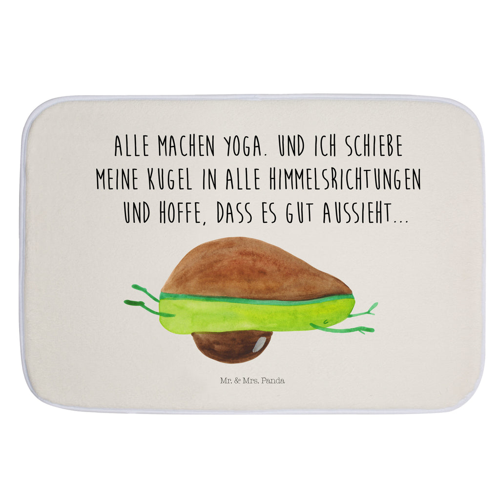 Badvorleger Avocado Yoga Badematte, Badteppich, Duschvorleger, Badezimmerteppich, Badezimmermatte, Badvorleger, Duschmatte, Duschteppich, Avocado, Veggie, Vegan, Gesund, Avocado Yoga Vegan