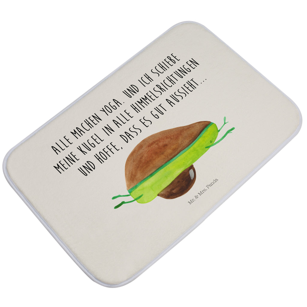Badvorleger Avocado Yoga Badematte, Badteppich, Duschvorleger, Badezimmerteppich, Badezimmermatte, Badvorleger, Duschmatte, Duschteppich, Avocado, Veggie, Vegan, Gesund, Avocado Yoga Vegan