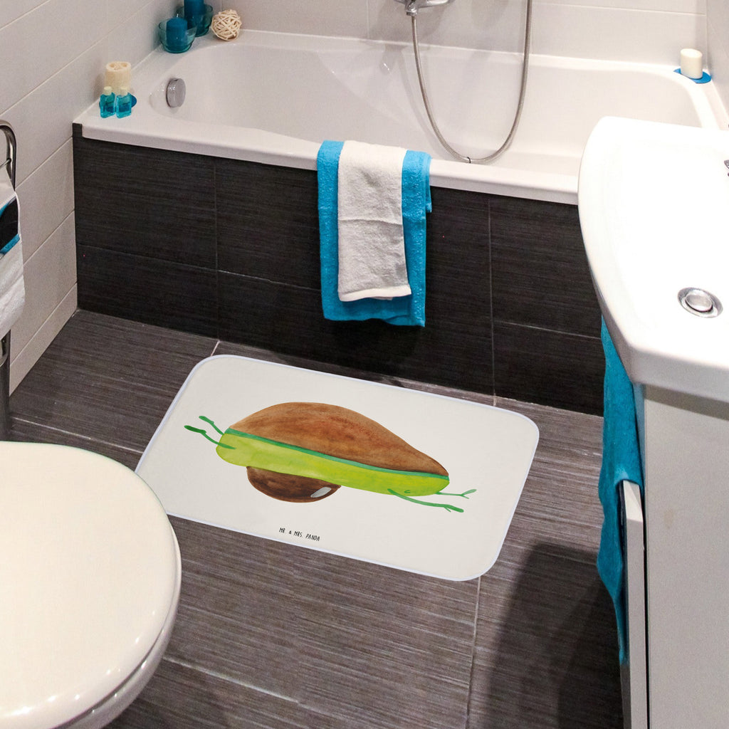 Badvorleger Avocado Yoga Badematte, Badteppich, Duschvorleger, Badezimmerteppich, Badezimmermatte, Badvorleger, Duschmatte, Duschteppich, Avocado, Veggie, Vegan, Gesund, Avocado Yoga Vegan