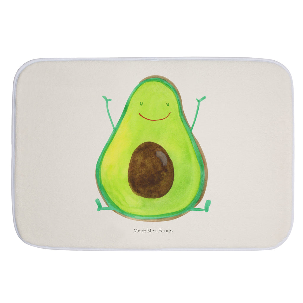 Badvorleger Avocado Happy Badematte, Badteppich, Duschvorleger, Badezimmerteppich, Badezimmermatte, Badvorleger, Duschmatte, Duschteppich, Avocado, Veggie, Vegan, Gesund, Chaos