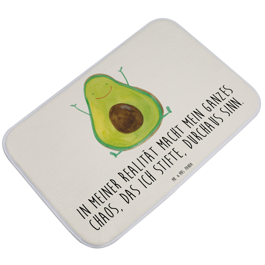 Badvorleger Avocado Happy Badematte, Badteppich, Duschvorleger, Badezimmerteppich, Badezimmermatte, Badvorleger, Duschmatte, Duschteppich, Avocado, Veggie, Vegan, Gesund, Chaos