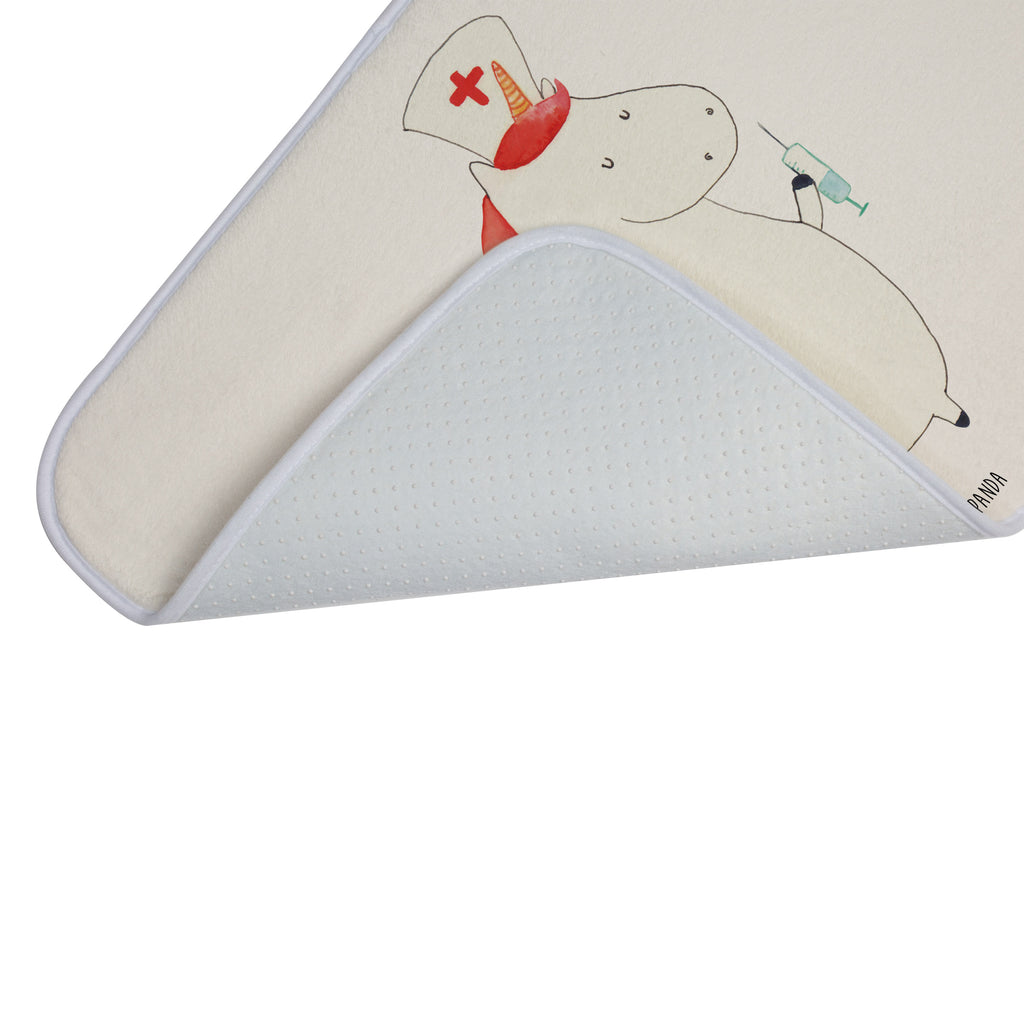 Badvorleger Einhorn Krankenschwester Badematte, Badteppich, Duschvorleger, Badezimmerteppich, Badezimmermatte, Badvorleger, Duschmatte, Duschteppich, Einhorn, Einhörner, Einhorn Deko, Pegasus, Unicorn, Krankenschwester Geschenk, Krankenpfleger Geschenk, Krankenpflegerin, Krankenschwester Dankeschön, Krankenhaus, Ärztin Geschenk