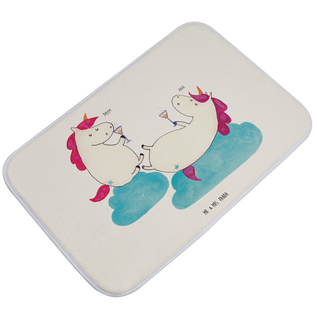 Badvorleger Einhörner Sekt Badematte, Badteppich, Duschvorleger, Badezimmerteppich, Badezimmermatte, Badvorleger, Duschmatte, Duschteppich, Einhorn, Einhörner, Einhorn Deko, Pegasus, Unicorn, Freundinnen, Freundin, BFF, Sekt, Mädelsabend, Spaß, Party, Korken, Anstoßen, Beste
