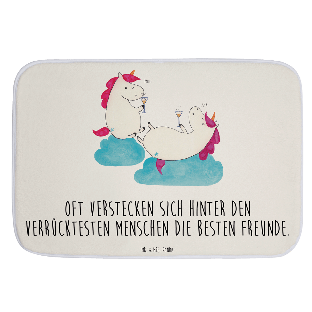 Badvorleger Einhörner Sekt Badematte, Badteppich, Duschvorleger, Badezimmerteppich, Badezimmermatte, Badvorleger, Duschmatte, Duschteppich, Einhorn, Einhörner, Einhorn Deko, Pegasus, Unicorn, Freundinnen, Freundin, BFF, Sekt, Mädelsabend, Spaß, Party, Korken, Anstoßen, Beste