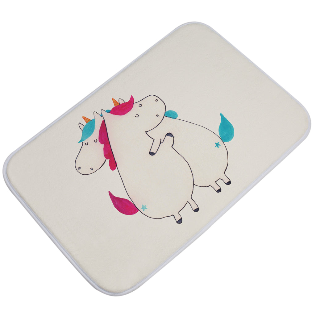 Badvorleger Einhörner Umarmen Badematte, Badteppich, Duschvorleger, Badezimmerteppich, Badezimmermatte, Badvorleger, Duschmatte, Duschteppich, Einhorn, Einhörner, Einhorn Deko, Pegasus, Unicorn, Freundinnen, Freundin, BFF, Schwester, Schwestern, Familie, Geschwister, Sister, Liebe
