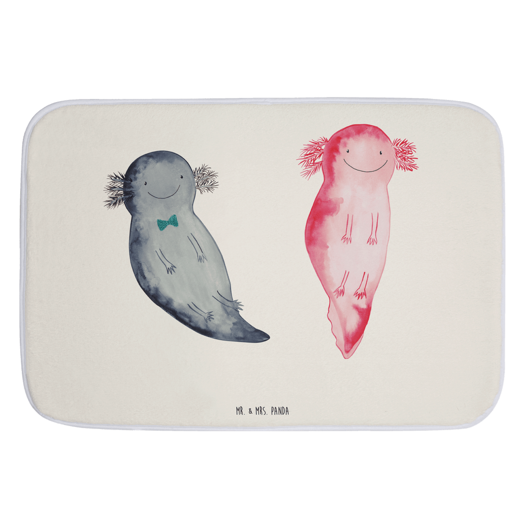 Badvorleger Axolotl Axel+Lotte Badematte, Badteppich, Duschvorleger, Badezimmerteppich, Badezimmermatte, Badvorleger, Duschmatte, Duschteppich, Axolotl, Molch, Axolot, Schwanzlurch, Lurch, Lurche, Liebe, große Liebe, Liebesbeweis, Freund, Verlobter, Ehemann, Jahrestag, Valentinstag
