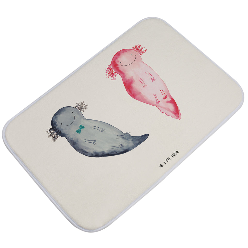 Badvorleger Axolotl Axel+Lotte Badematte, Badteppich, Duschvorleger, Badezimmerteppich, Badezimmermatte, Badvorleger, Duschmatte, Duschteppich, Axolotl, Molch, Axolot, Schwanzlurch, Lurch, Lurche, Liebe, große Liebe, Liebesbeweis, Freund, Verlobter, Ehemann, Jahrestag, Valentinstag
