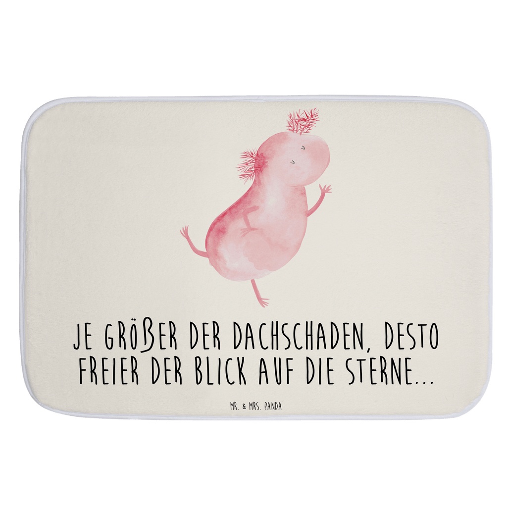 Badvorleger Axolotl tanzt Badematte, Badteppich, Duschvorleger, Badezimmerteppich, Badezimmermatte, Badvorleger, Duschmatte, Duschteppich, Axolotl, Molch, Axolot, Schwanzlurch, Lurch, Lurche, Dachschaden, Sterne, verrückt, Freundin, beste Freundin