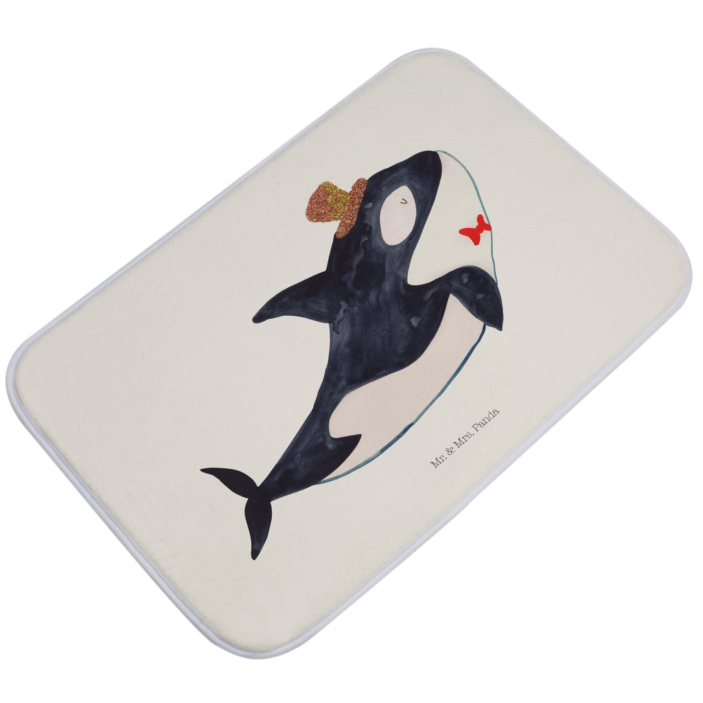 Badvorleger Orca Zylinder Badematte, Badteppich, Duschvorleger, Badezimmerteppich, Badezimmermatte, Badvorleger, Duschmatte, Duschteppich, Meerestiere, Meer, Urlaub, Narwal, Glitter, Konfetti, Glitzer, Geburtstag, Feier, Fete, Fest, Glückwunsch, Orca