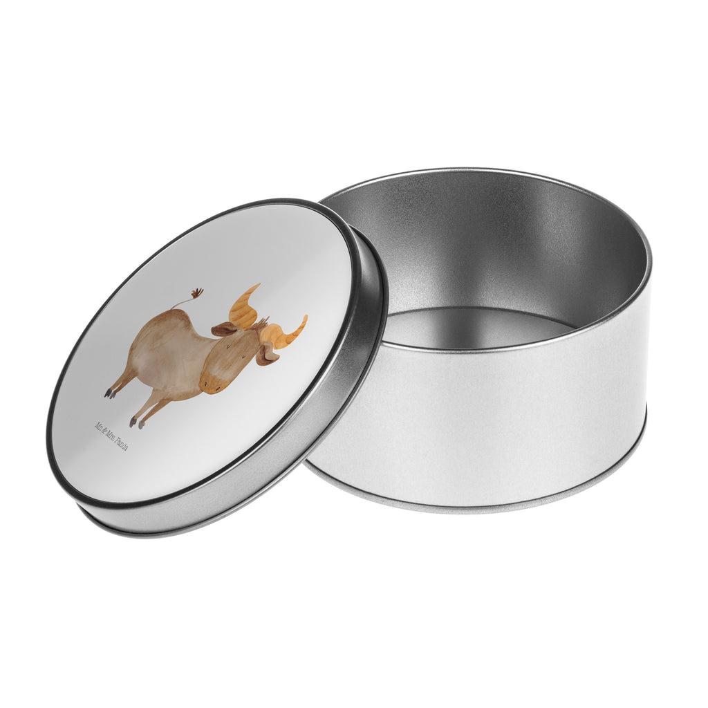 Blechdose rund Sternzeichen Stier Metalldose, Keksdose, Dose, Vorratsdose, Geschenkbox, Tierkreiszeichen, Sternzeichen, Horoskop, Astrologie, Aszendent, Stier, Stier Geschenk, Stier Sternzeichen, Geschenk Mai, Geschenk April, Geburtstag Mai, Geburtstag April, Rind, Ochse