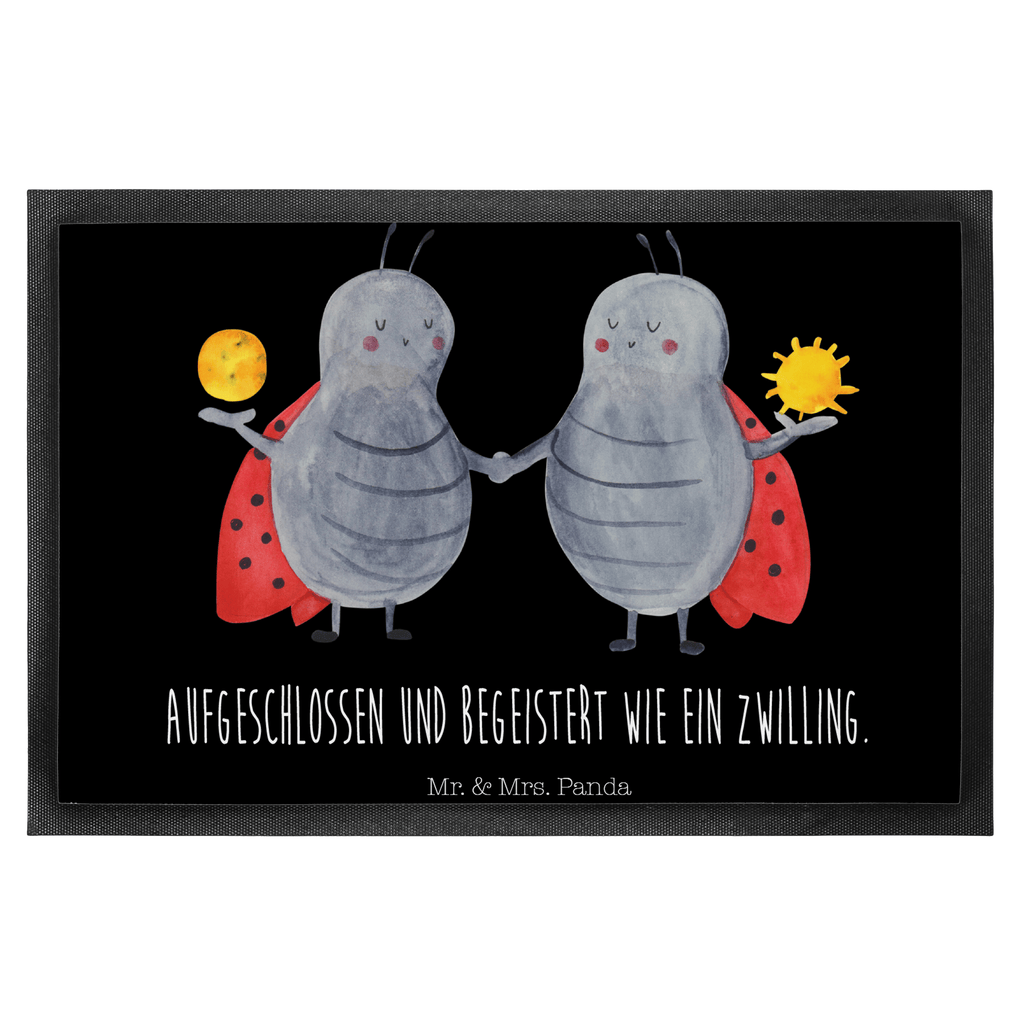 Fußmatte Sternzeichen Zwilling Türvorleger, Schmutzmatte, Fußabtreter, Matte, Schmutzfänger, Fußabstreifer, Schmutzfangmatte, Türmatte, Motivfußmatte, Haustürmatte, Vorleger, Tierkreiszeichen, Sternzeichen, Horoskop, Astrologie, Aszendent, Zwillinge, Zwilling Geschenk, Zwilling Sternzeichen, Geburtstag Mai, Geschenk Mai, Geschenk Juni, Marienkäfer, Glückskäfer, Zwillingsbruder, Zwillingsschwester