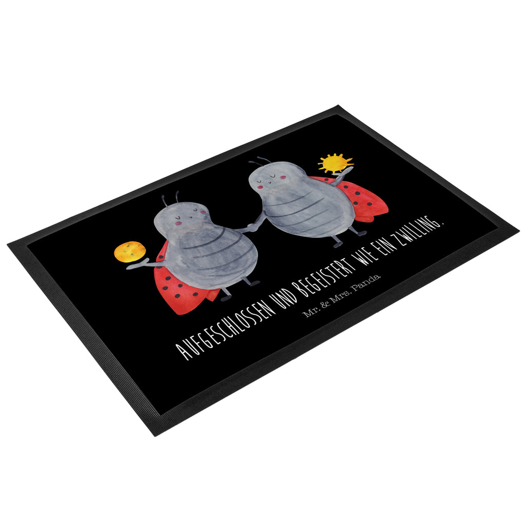 Fußmatte Sternzeichen Zwilling Türvorleger, Schmutzmatte, Fußabtreter, Matte, Schmutzfänger, Fußabstreifer, Schmutzfangmatte, Türmatte, Motivfußmatte, Haustürmatte, Vorleger, Tierkreiszeichen, Sternzeichen, Horoskop, Astrologie, Aszendent, Zwillinge, Zwilling Geschenk, Zwilling Sternzeichen, Geburtstag Mai, Geschenk Mai, Geschenk Juni, Marienkäfer, Glückskäfer, Zwillingsbruder, Zwillingsschwester