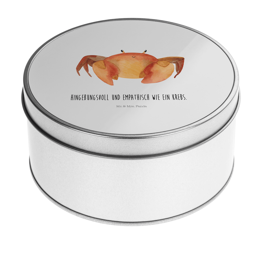 Blechdose rund Sternzeichen Krebs Metalldose, Keksdose, Dose, Vorratsdose, Geschenkbox, Tierkreiszeichen, Sternzeichen, Horoskop, Astrologie, Aszendent, Krebse, Krebs Geschenk, Krebs Sternzeichen, Geschenk Juni, Geschenk Juli, Geburtstag Juni, Geburtstag Juli, Krabbe, Meerestier, Geschenk Meer