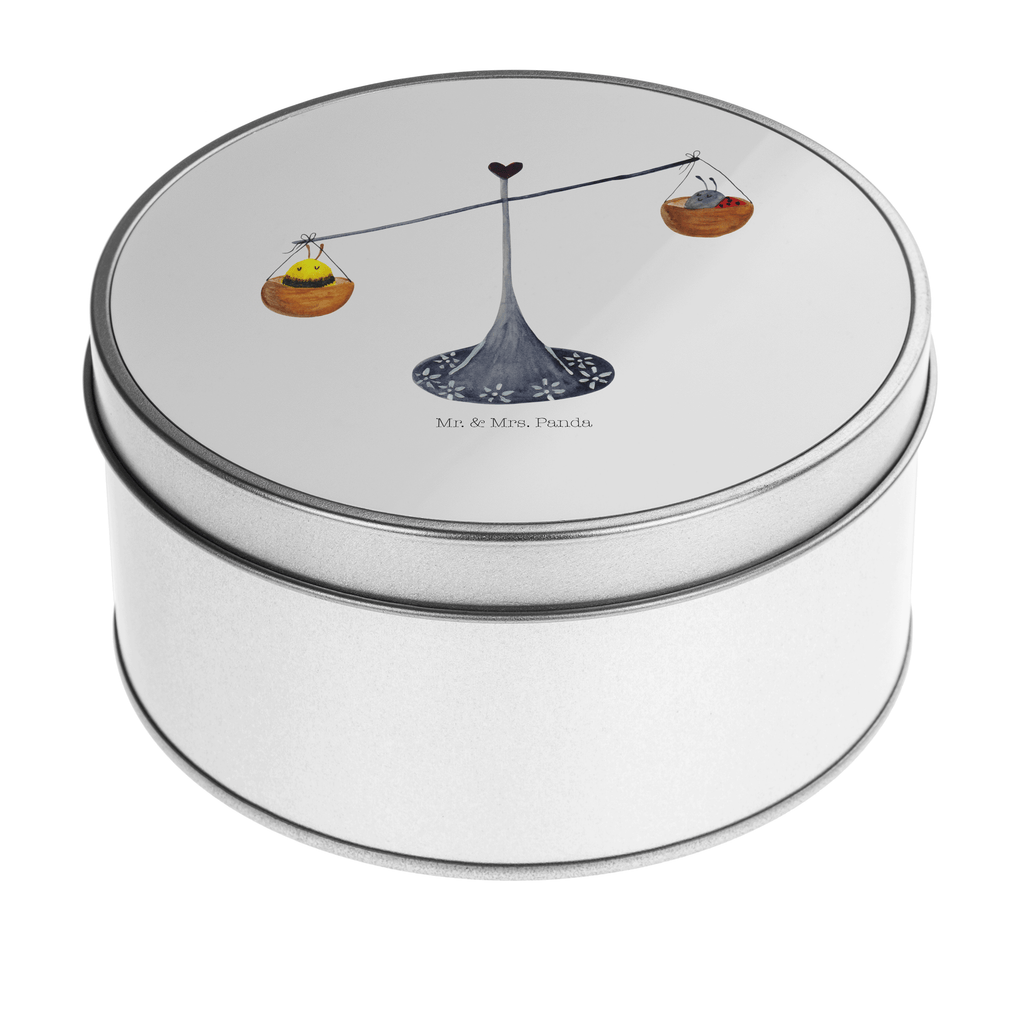 Blechdose rund Sternzeichen Waage Metalldose, Keksdose, Dose, Vorratsdose, Geschenkbox, Tierkreiszeichen, Sternzeichen, Horoskop, Astrologie, Aszendent, Waage, Waage Geschenk, Waage Sternzeichen, Geschenk Oktober, Geschenk September, Geburtstag Oktober, Geburtstag September, Gleichgewicht, Marienkäfer, Hummel, Biene