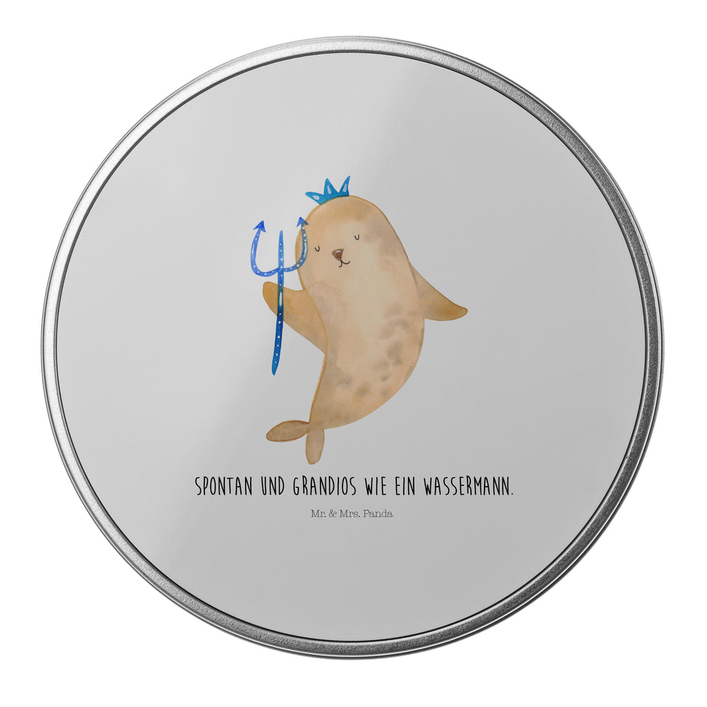Blechdose rund Sternzeichen Wassermann Metalldose, Keksdose, Dose, Vorratsdose, Geschenkbox, Tierkreiszeichen, Sternzeichen, Horoskop, Astrologie, Aszendent, Meermann, Nix, Wassermann Geschenk, Wassermann Sternzeichen, Geschenk Januar, Geschenk Februar, Geburtstag Januar, Geburtstag Februar, Meer Geschenk