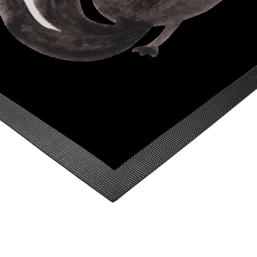 Fußmatte Stinktier Yoga Stinktier, Skunk, Wildtier, Raubtier, Stinker, Stinki, Yoga, Namaste, Lebe, Liebe, Lache Türvorleger, Schmutzmatte, Fußabtreter, Matte, Schmutzfänger, Fußabstreifer, Schmutzfangmatte, Türmatte, Motivfußmatte,  Haustürmatte, Vorleger  Stinktier, Skunk