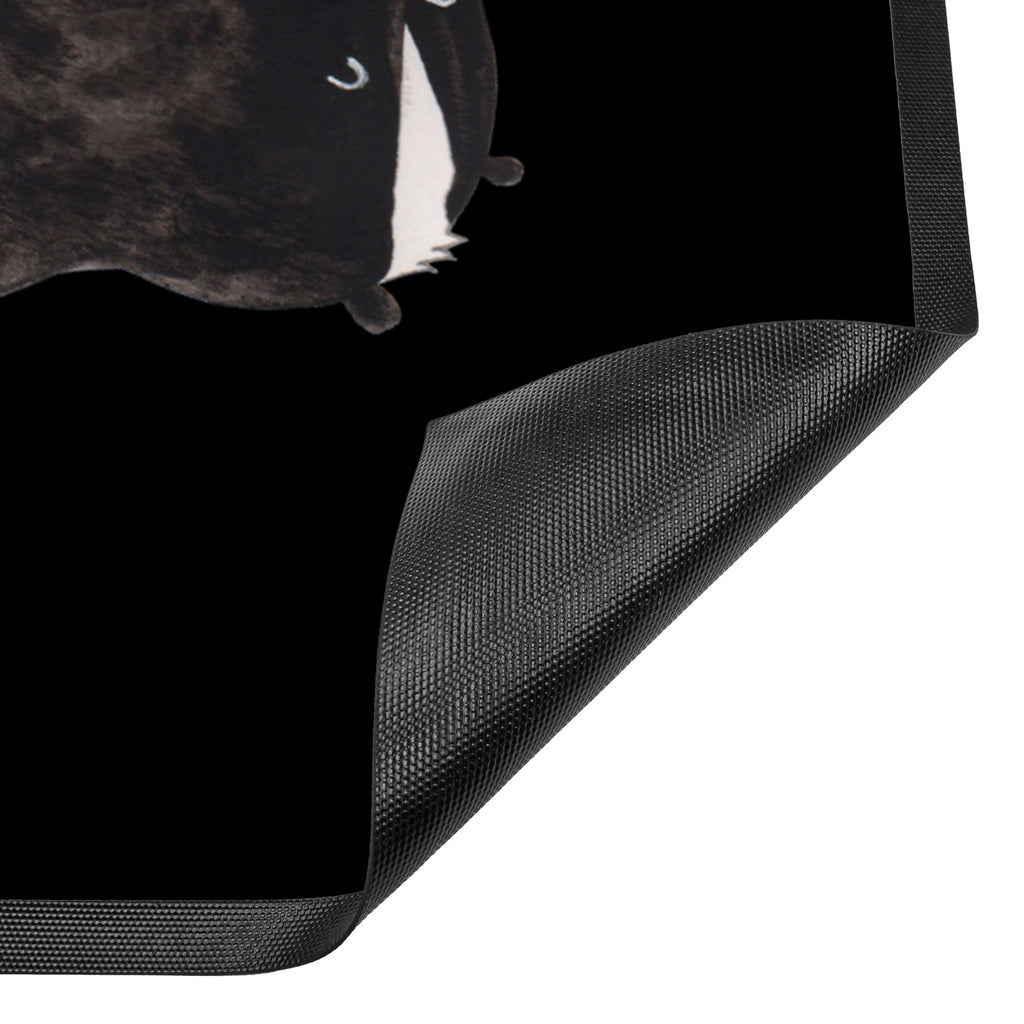 Fußmatte Stinktier Ball Stinktier, Skunk, Wildtier, Raubtier, Stinker, Stinki, verspielt, Weisheit,  Türvorleger, Schmutzmatte, Fußabtreter, Matte, Schmutzfänger, Fußabstreifer, Schmutzfangmatte, Türmatte, Motivfußmatte,  Haustürmatte, Vorleger  Stinktier, Skunk