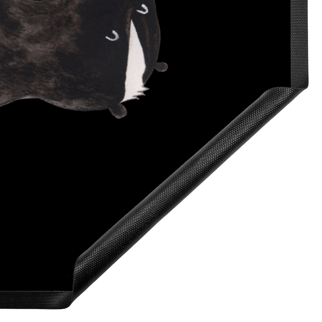 Fußmatte Stinktier Ball Stinktier, Skunk, Wildtier, Raubtier, Stinker, Stinki, verspielt, Weisheit,  Türvorleger, Schmutzmatte, Fußabtreter, Matte, Schmutzfänger, Fußabstreifer, Schmutzfangmatte, Türmatte, Motivfußmatte,  Haustürmatte, Vorleger  Stinktier, Skunk