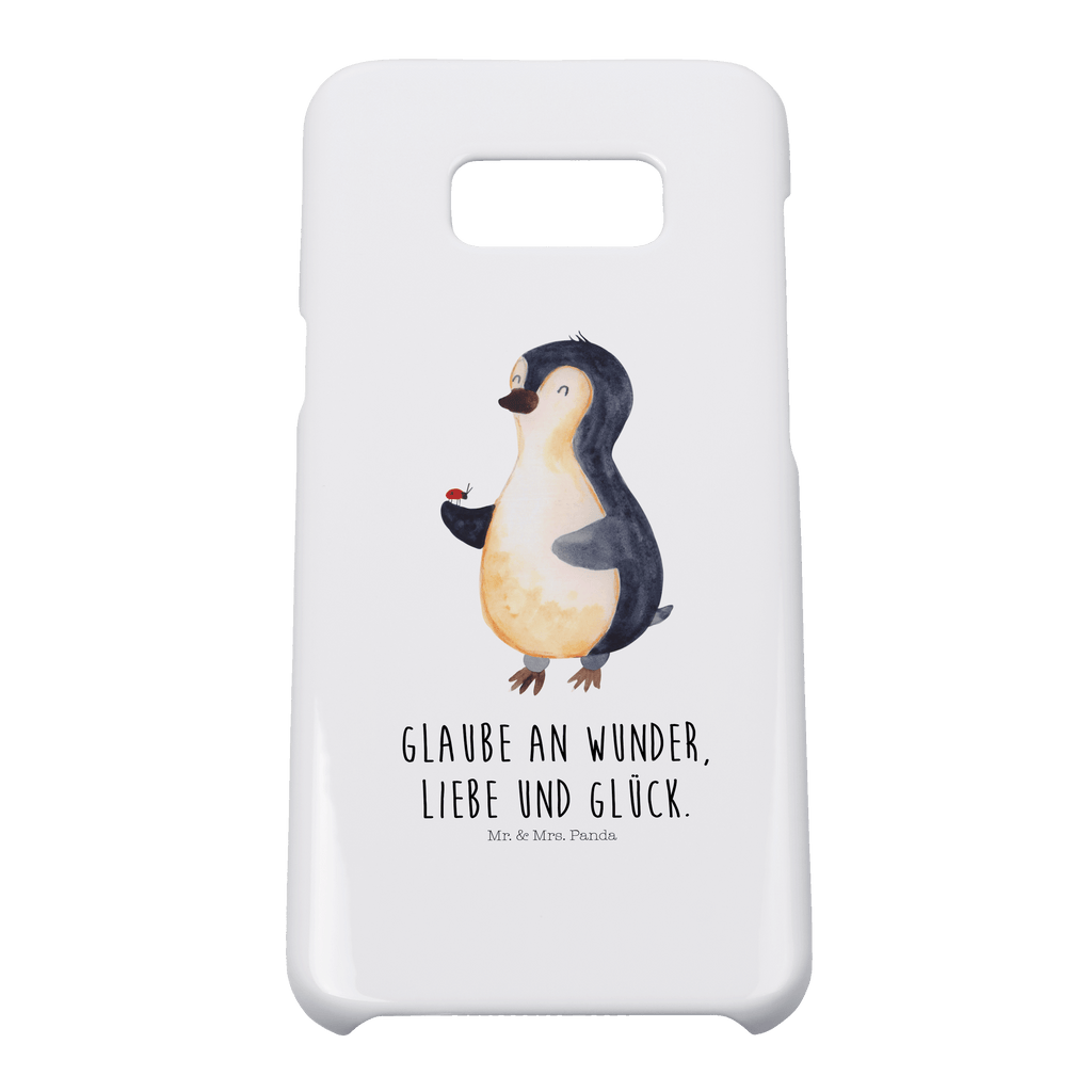 Samsung Galaxy S8 plus Handyhülle  Pinguin Marienkäfer Handyhülle, Handycover, Cover, Handy, Hülle, Samsung Galaxy S8 plus, Pinguin, Pinguine, Marienkäfer, Liebe, Wunder, Glück, Freude, Lebensfreude