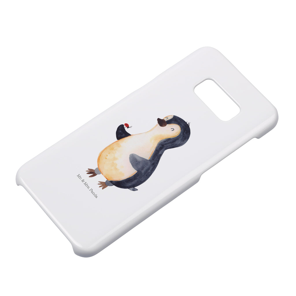 Samsung Galaxy S8 plus Handyhülle  Pinguin Marienkäfer Handyhülle, Handycover, Cover, Handy, Hülle, Samsung Galaxy S8 plus, Pinguin, Pinguine, Marienkäfer, Liebe, Wunder, Glück, Freude, Lebensfreude