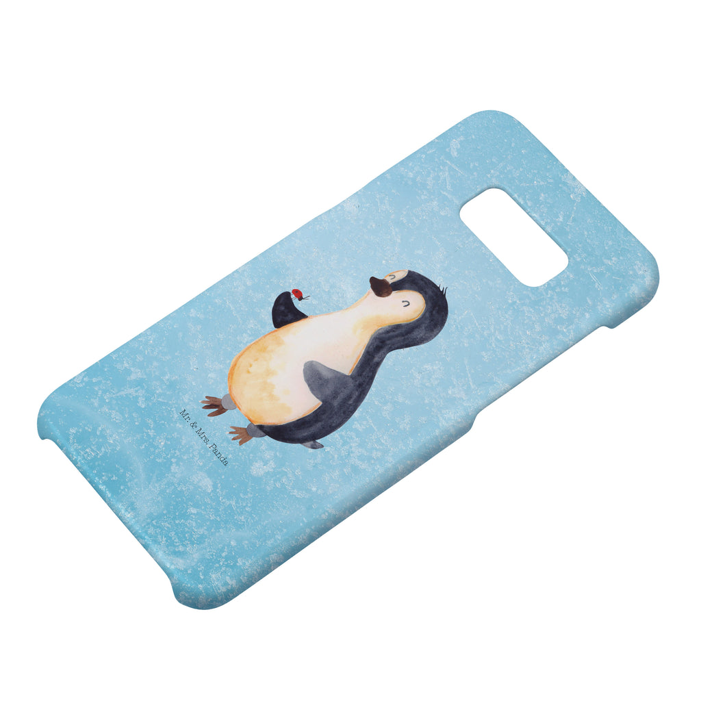 Samsung Galaxy S8 plus Handyhülle  Pinguin Marienkäfer Handyhülle, Handycover, Cover, Handy, Hülle, Samsung Galaxy S8 plus, Pinguin, Pinguine, Marienkäfer, Liebe, Wunder, Glück, Freude, Lebensfreude