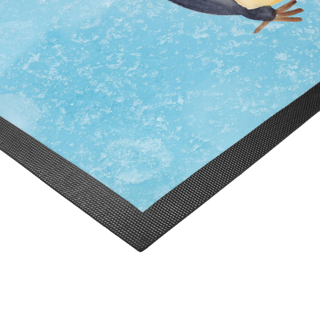 Fußmatte Pinguin umarmend Türvorleger, Schmutzmatte, Fußabtreter, Matte, Schmutzfänger, Fußabstreifer, Schmutzfangmatte, Türmatte, Motivfußmatte, Haustürmatte, Vorleger, Pinguin, Liebe, Liebespaar, Liebesbeweis, Liebesgeschenk, Verlobung, Jahrestag, Hochzeitstag, Hochzeit, Hochzeitsgeschenk