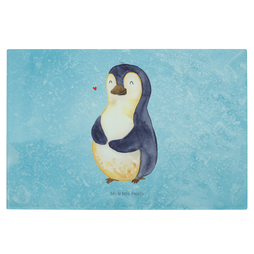Medium Glas Schneidbrett Pinguin Diät Glasschneidebrett, Schneidebrett, Pinguin, Pinguine, Diät, Abnehmen, Abspecken, Gewicht, Motivation, Selbstliebe, Körperliebe, Selbstrespekt