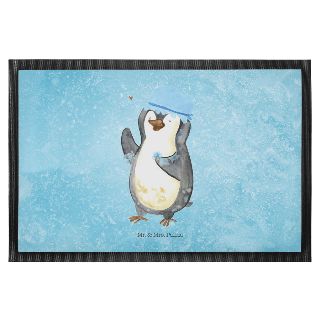 Fußmatte Pinguin duscht