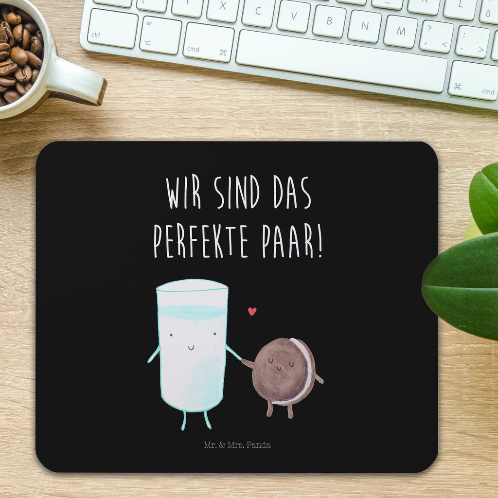 Mauspad Milch & Keks Mousepad, Computer zubehör, Büroausstattung, PC Zubehör, Arbeitszimmer, Mauspad, Einzigartiges Mauspad, Designer Mauspad, Tiermotive, Gute Laune, lustige Sprüche, Tiere, Milk, Cookie, Milch, Keks, Kekse, Kaffee, Einladung Frühstück, Motiv süß, romantisch, perfektes Paar