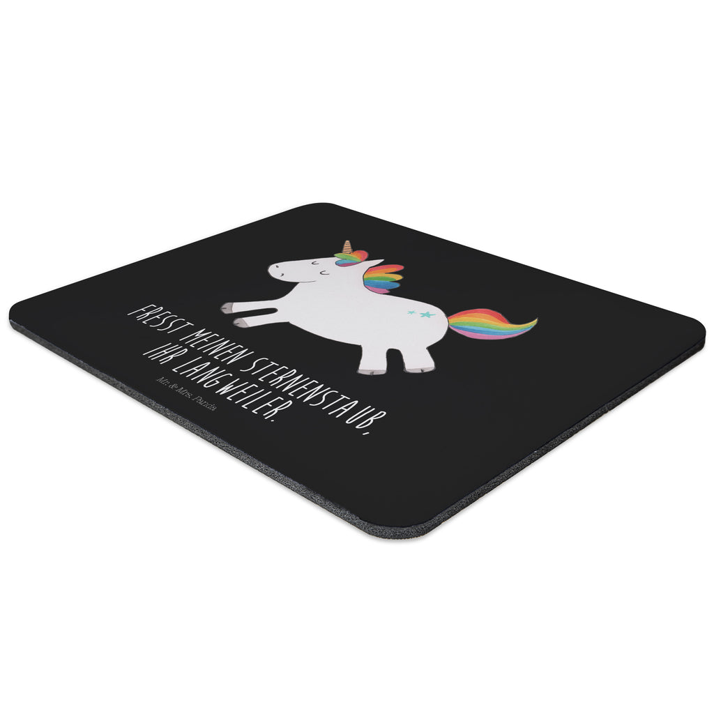 Mauspad Einhorn Happy Mousepad, Computer zubehör, Büroausstattung, PC Zubehör, Arbeitszimmer, Mauspad, Einzigartiges Mauspad, Designer Mauspad, Einhorn, Einhörner, Einhorn Deko, Pegasus, Unicorn, glücklich, fröhlich, Spaß, Freude, Lebensfreude, witzig, spannend, Lächeln, Lachen