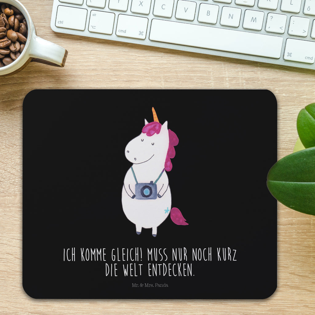 Mauspad Einhorn Fotograf Mousepad, Computer zubehör, Büroausstattung, PC Zubehör, Arbeitszimmer, Mauspad, Einzigartiges Mauspad, Designer Mauspad, Einhorn, Einhörner, Einhorn Deko, Pegasus, Unicorn, Fotograf, Fotografie, Kamera, Reisen, Weltreise, Weltenbummler, Urlaub, Tourist, Kurztrip, Reise, Städtereise