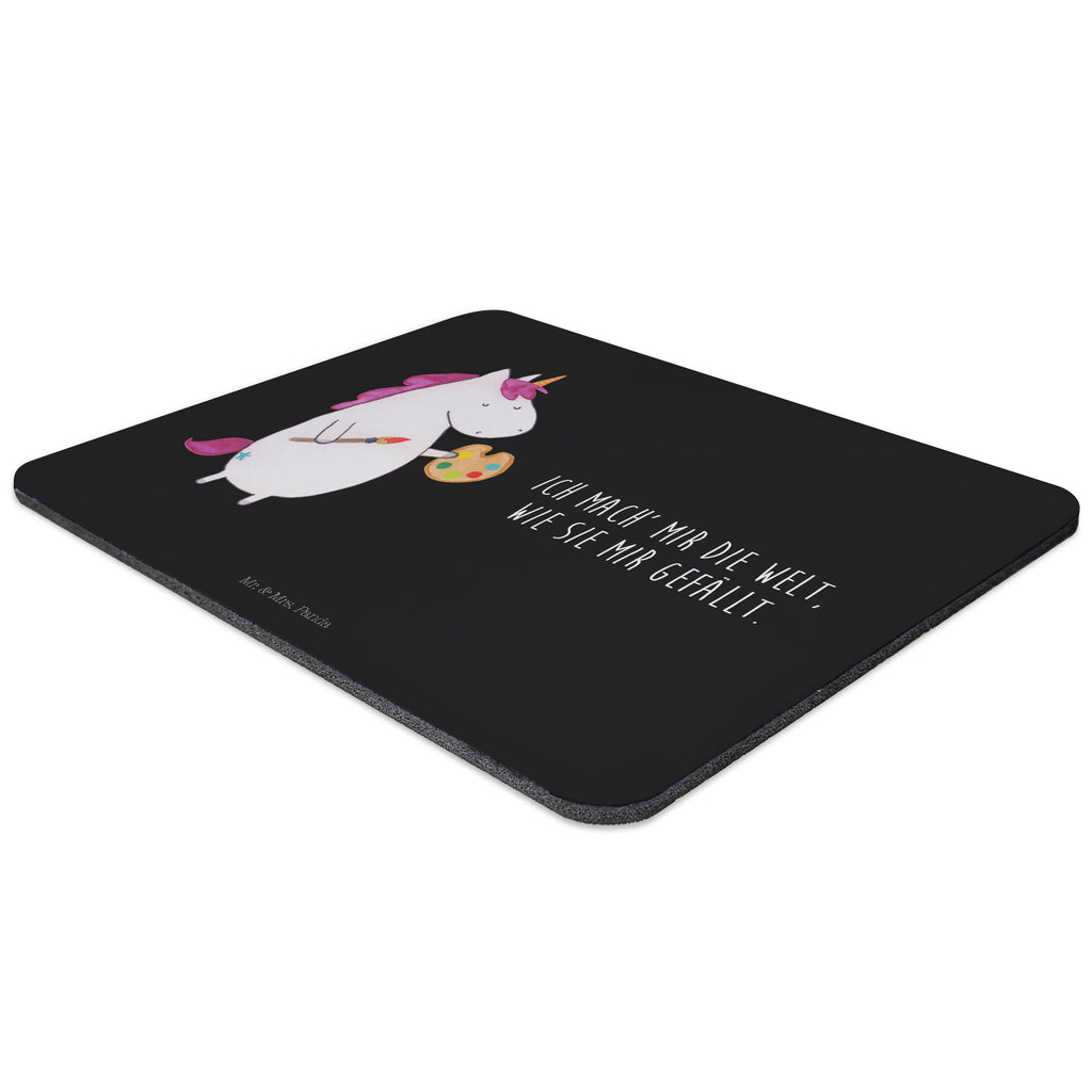 Mauspad Einhorn Künstler Mousepad, Computer zubehör, Büroausstattung, PC Zubehör, Arbeitszimmer, Mauspad, Einzigartiges Mauspad, Designer Mauspad, Einhorn, Einhörner, Einhorn Deko, Pegasus, Unicorn, Englisch, Künstler, Artist, Malen, Zeichnen, Welt, Farbe, Stift, Pinsel, Geschenk, Maler