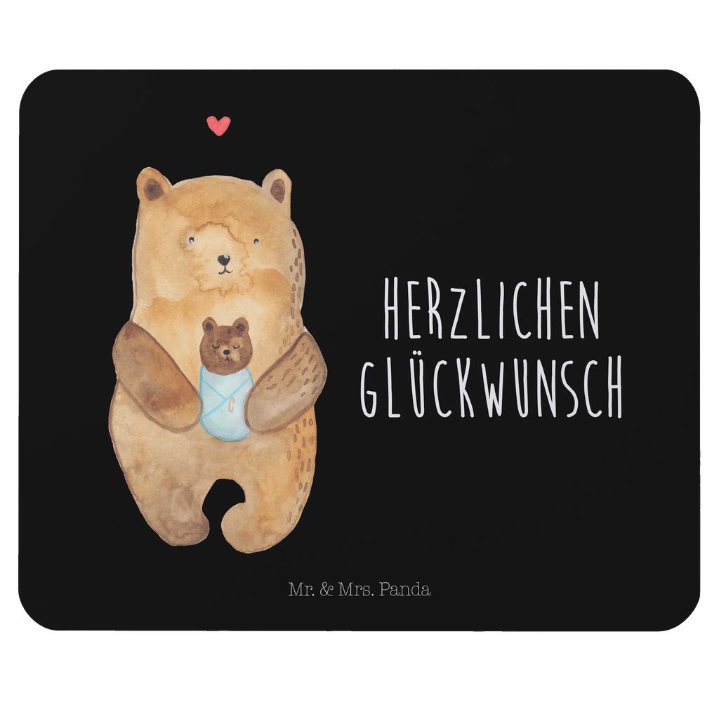 Mauspad Bär mit Baby Mousepad, Computer zubehör, Büroausstattung, PC Zubehör, Arbeitszimmer, Mauspad, Einzigartiges Mauspad, Designer Mauspad, Bär, Teddy, Teddybär, Eltern, Mutter, Baby, Taufe, Geburt, Nichte, Neffe, Enkel, Enkelin, Täufling, Geburtstag, Glückwunsch