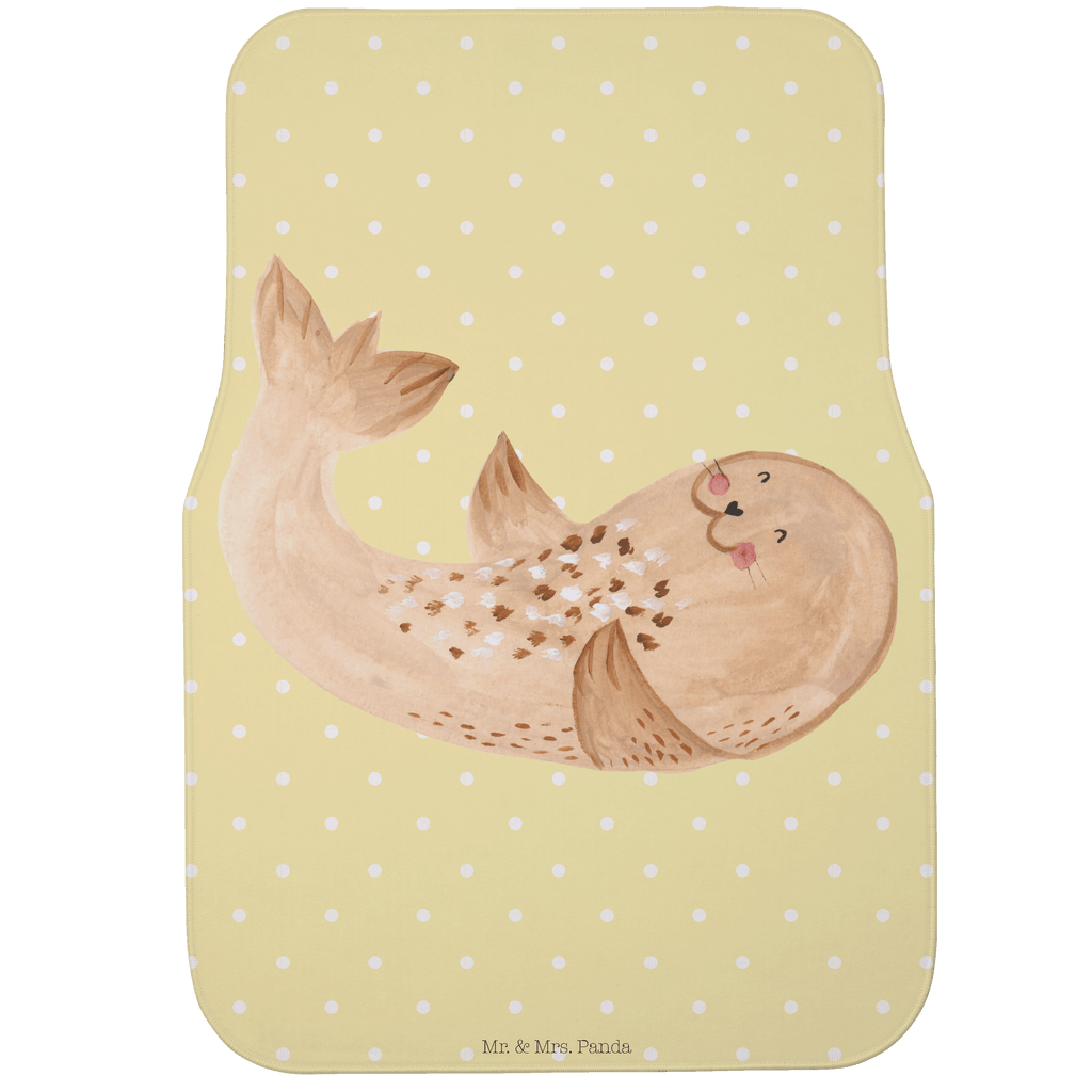 Fahrer Autofußmatte Robbe liegend Autofußmatten, Fußmatte Auto, Fahrer, Schmutzmatte Auto, Tiermotive, Gute Laune, lustige Sprüche, Tiere, Robbe, Robben, Seehund, Strand, Meerestier, Ostsee, Nordsee, Lachen, Freude