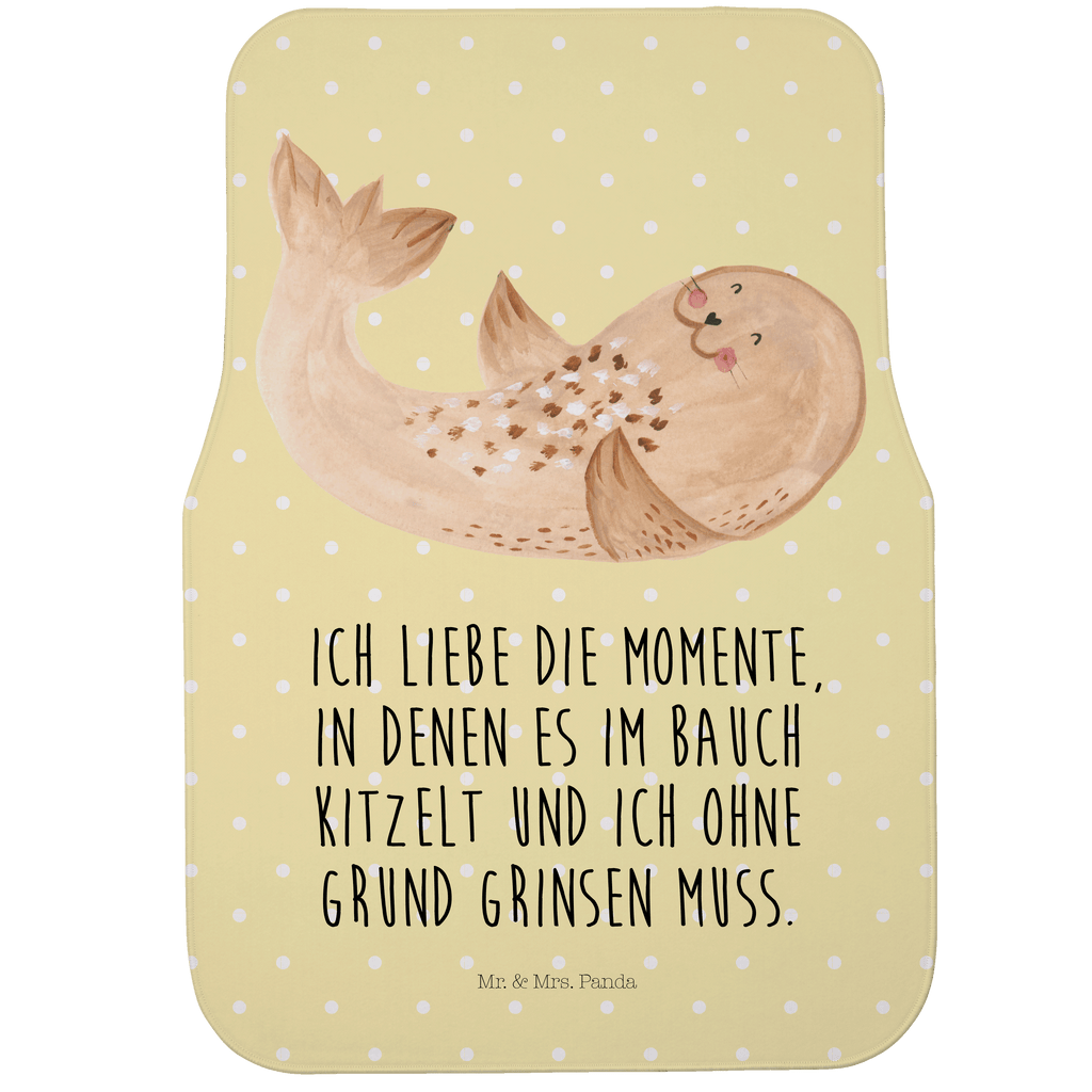 Fahrer Autofußmatte Robbe liegend Autofußmatten, Fußmatte Auto, Fahrer, Schmutzmatte Auto, Tiermotive, Gute Laune, lustige Sprüche, Tiere, Robbe, Robben, Seehund, Strand, Meerestier, Ostsee, Nordsee, Lachen, Freude